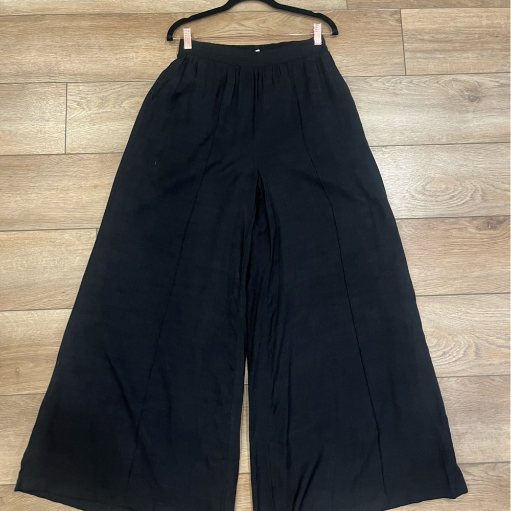 Mustard Seed Black Wide Leg Pant